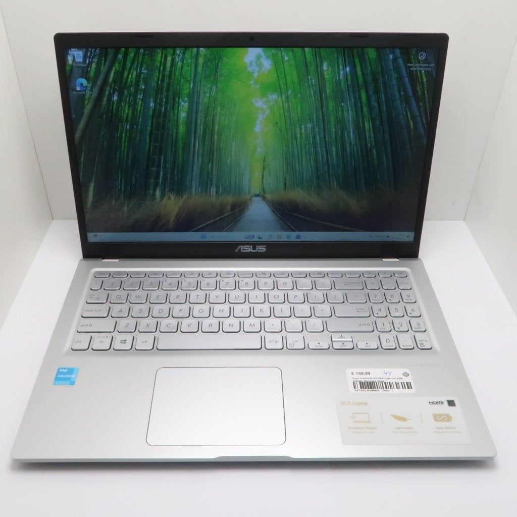 Asus Vivobook X515KA Celeron/ 4GB/ 256GB | Redelijke Staat, Computers en Software, Windows Laptops, Asus, Zo goed als nieuw, Support@asus.com