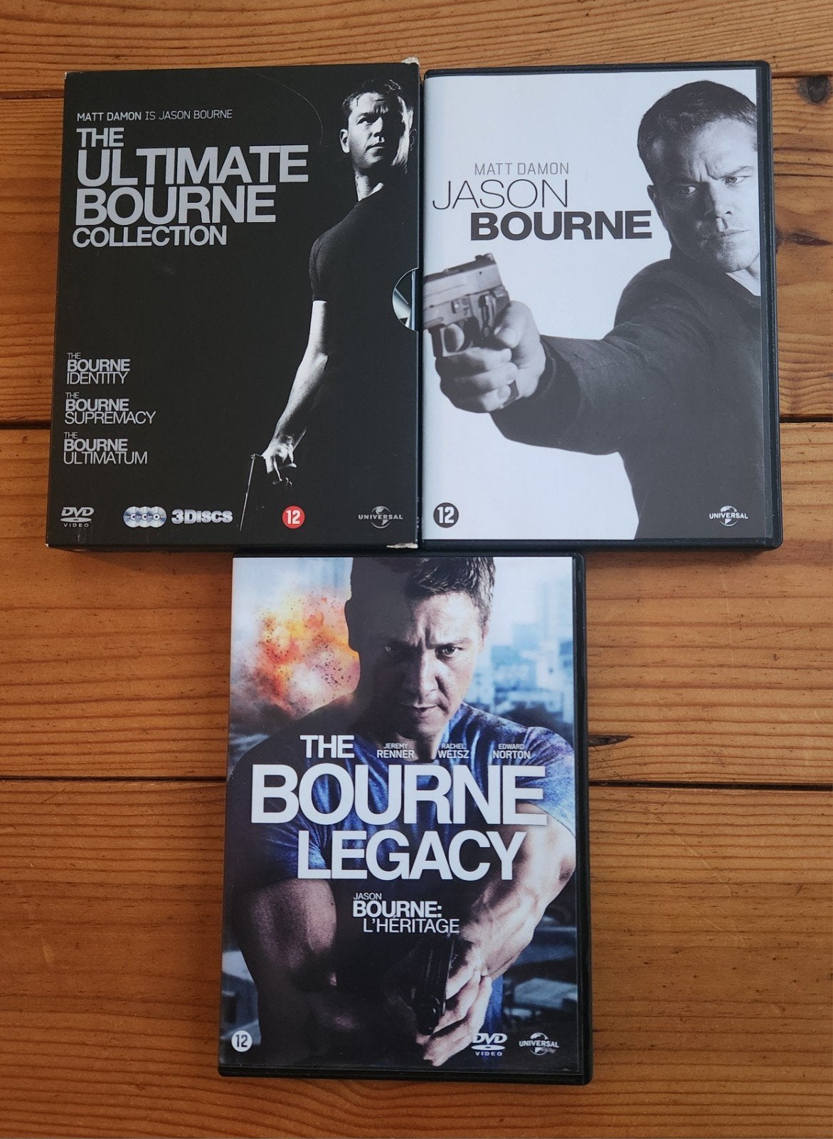 The Bourne Collectie (4 films) - DVD, Nederlands, Actie, Ophalen of Verzenden, Vanaf 12 jaar