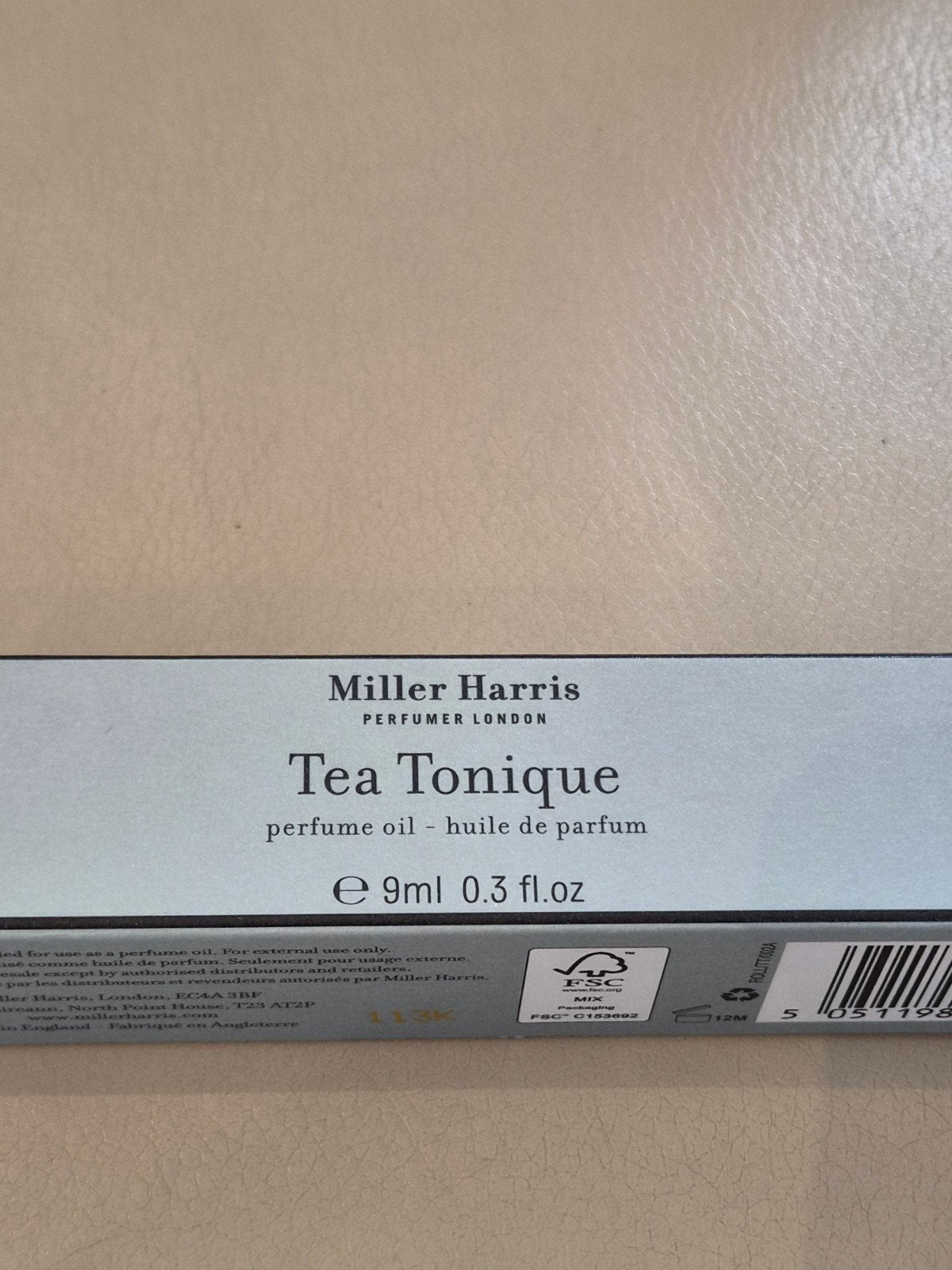Miller Harris Tea Tonique parfumolie 9ml, Verzenden, Nieuw