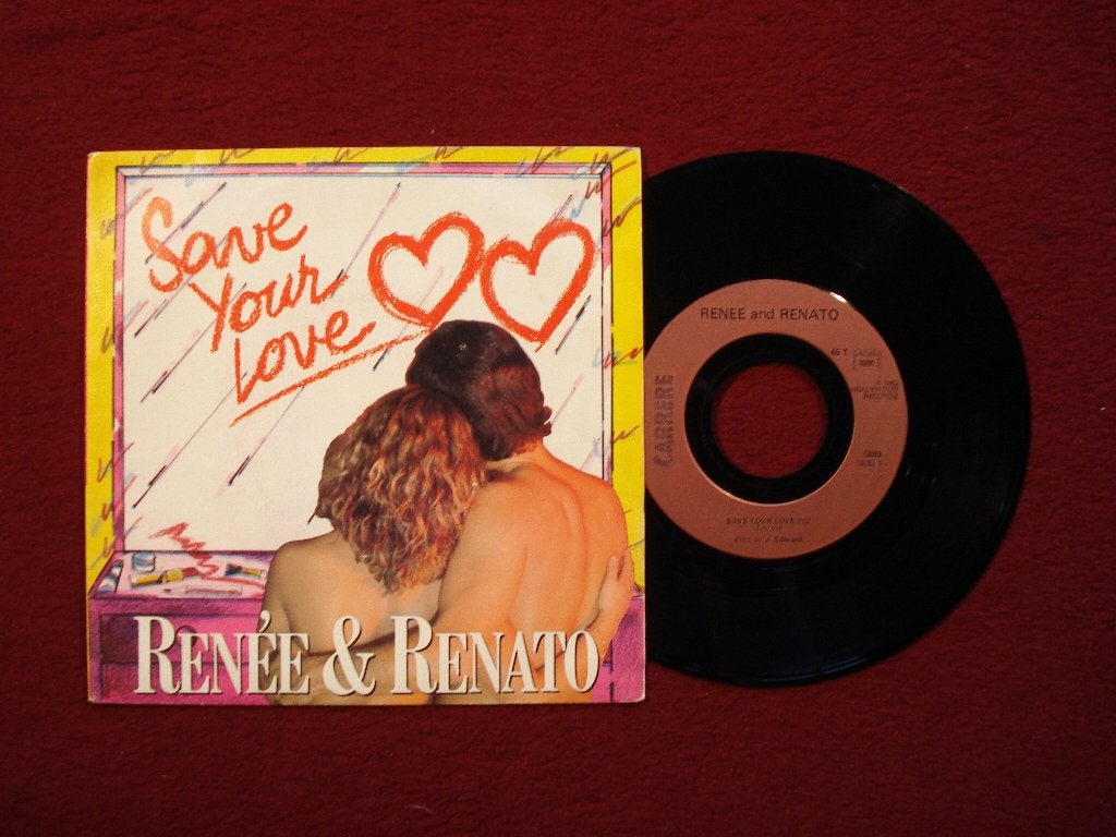 Renée & Renato 7" Vinyl Single: ‘Save your love’ (Frankrijk), Ophalen of Verzenden, Zo goed als nieuw, 7 inch, Pop
