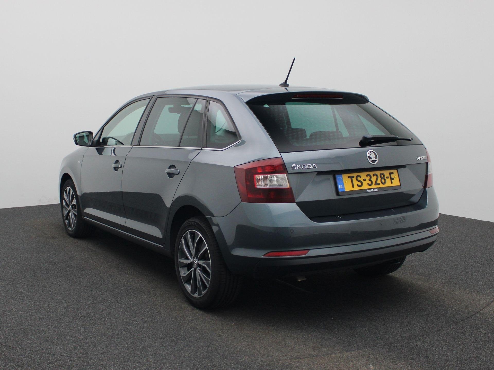 Skoda Rapid Spaceback 1.0 TSI Greentech Clever | Cruise Cont, Auto's, 12 maanden, Stof, Gebruikt, Origineel Nederlands
