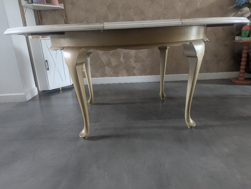 Uitschuifbare ovale eettafel, Ophalen, Gebruikt, Barok, 100 tot 150 cm