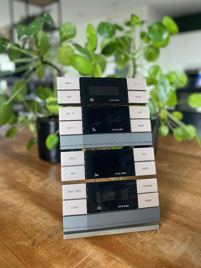 Jacob Jensen Weerstation (Deens design), Audio, Tv en Foto, Weerstations en Barometers, Ophalen, Zo goed als nieuw, Weerstation