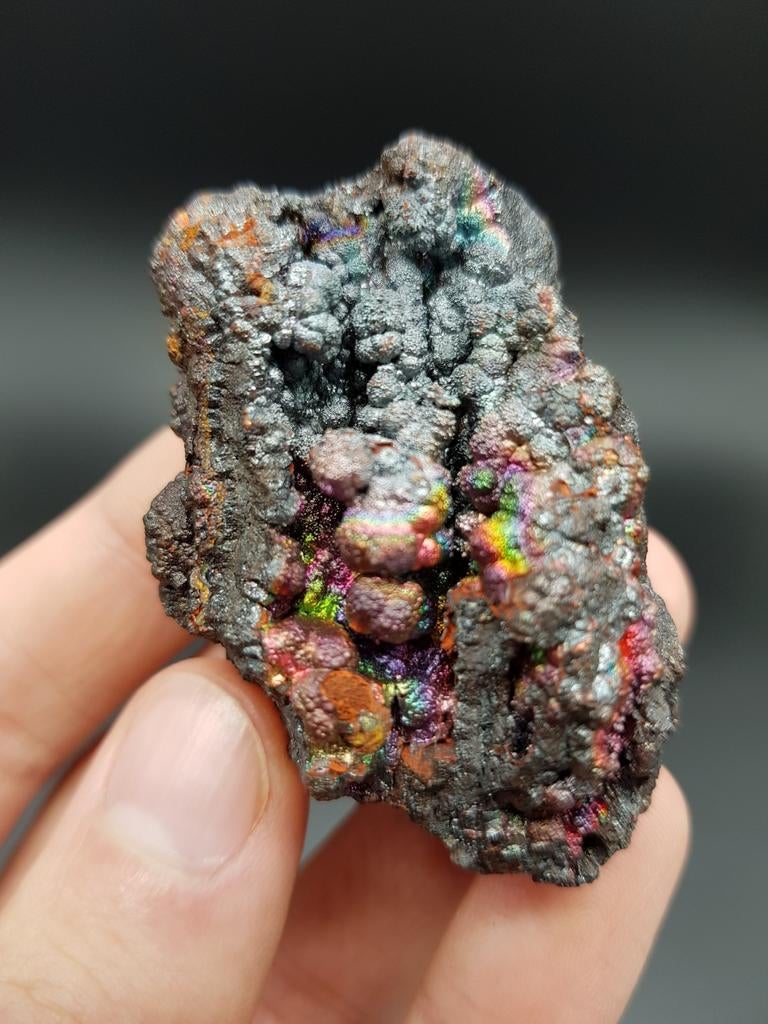 Regenboog Goethiet Spanje (nr. 1), Ophalen of Verzenden, Mineraal