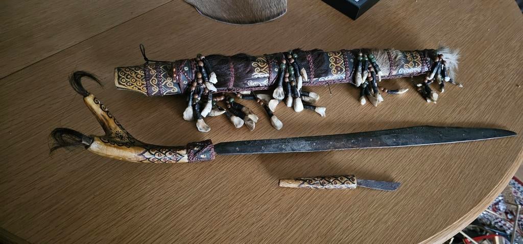 Mandau dajak zwaard, Antiek en Kunst, Ophalen of Verzenden