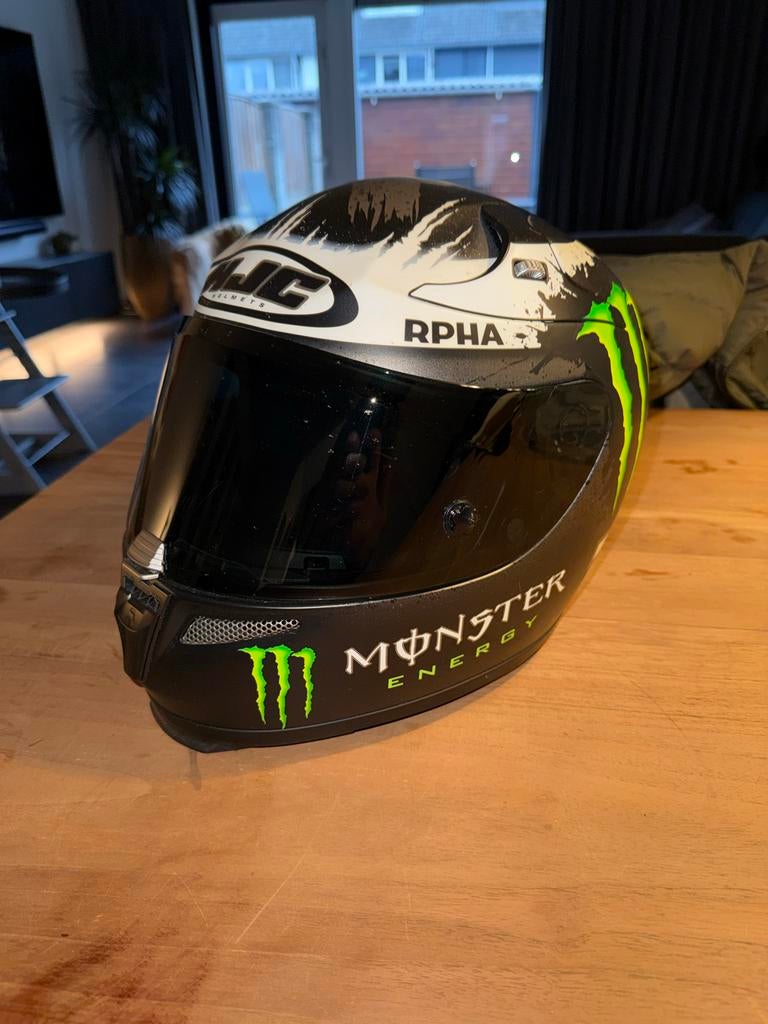 HJC RPHA 10 helm - Monster Energy Maat S, Ophalen, HJC, Integraalhelm, S