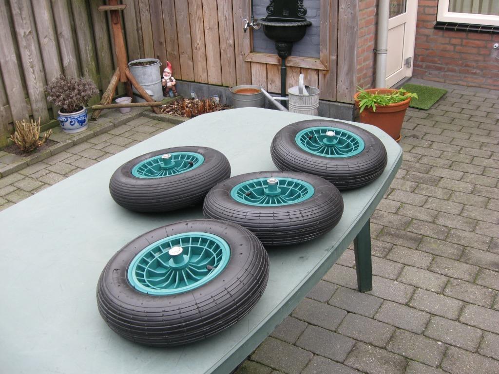 Nieuwe Kruiwagenwielen. Ook Anti-Lek. Lente _ TIP Kruiwagens, Ophalen of Verzenden, Nieuw, Handmatig, Eenwielig