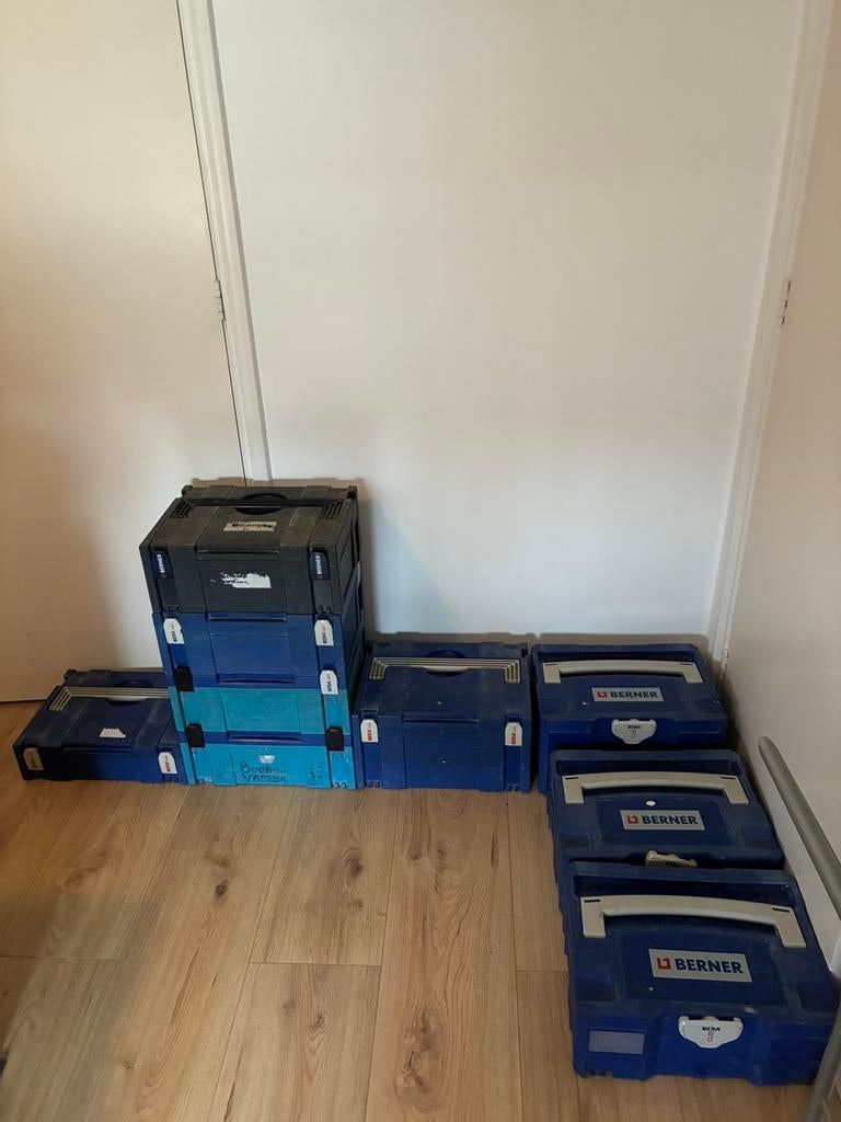 Opberg Systainer hoogte 1x1 4x2 1x3. Hoogte T-loc 2x2 1x3, Ophalen, Gebruikt