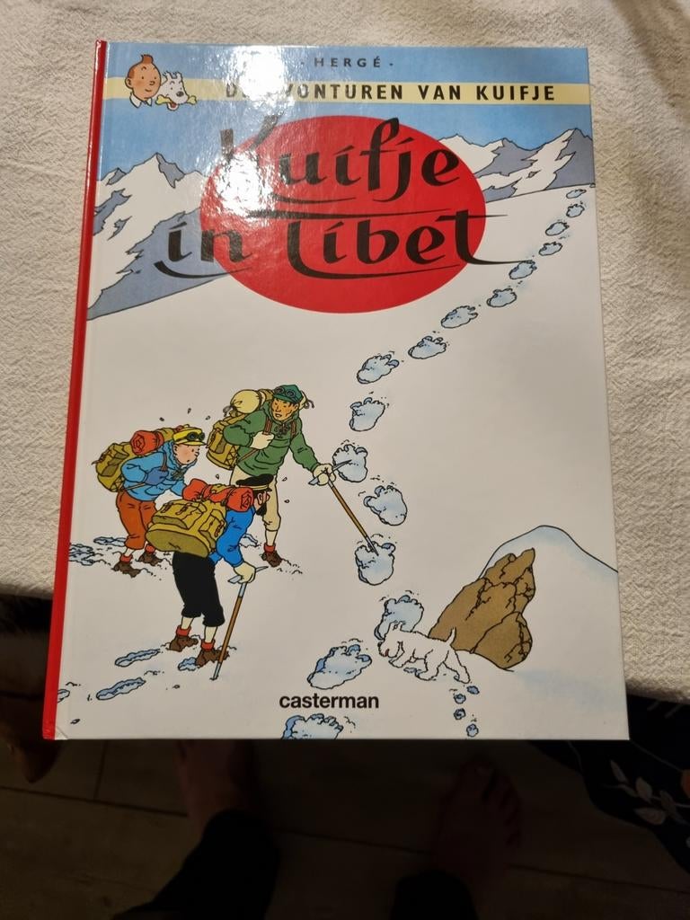 Hergé - Kuifje in Tibet, Eén stripboek, Ophalen of Verzenden, Hergé