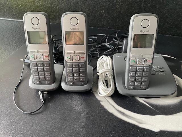 Gigaset Telefoons - Set van 3, Telecommunicatie, Ophalen of Verzenden, Gebruikt, 3 handsets