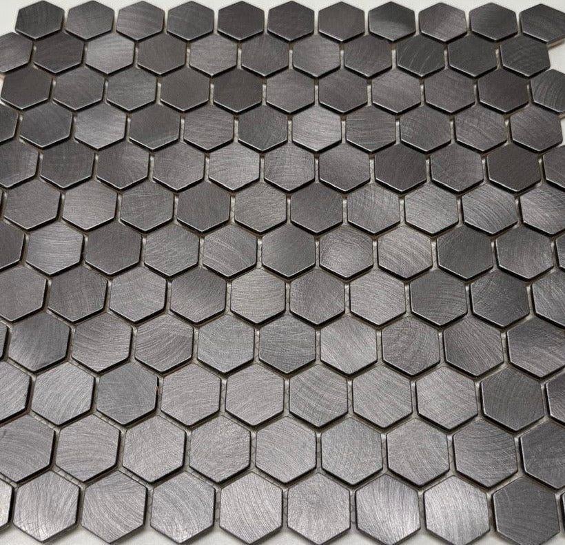 Reflections Gun Metal Hexagon Mozaiek, Nieuw, Ophalen of Verzenden, 20 tot 40 cm, Minder dan 5 m²