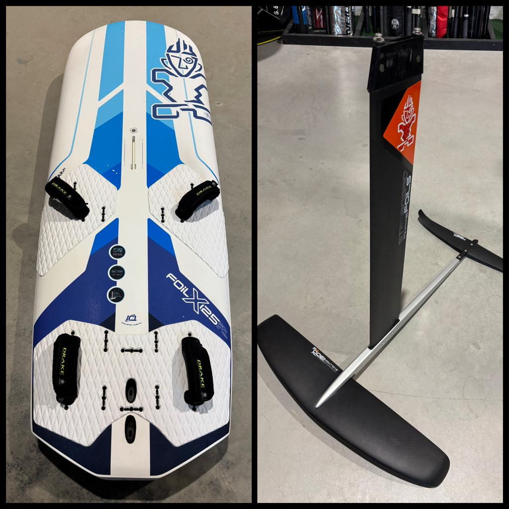 Starboard Foil X 125 + Starboard Evolution Windfoil set, Ophalen, Zo goed als nieuw, Plank