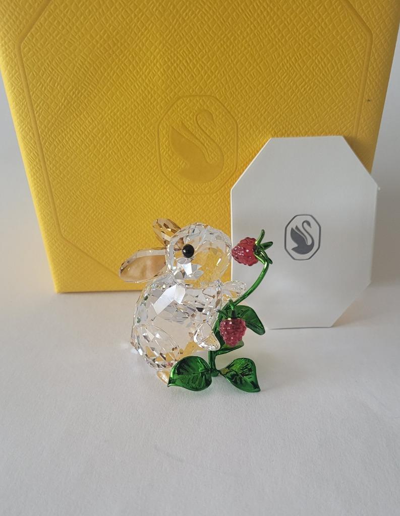 Swarovski Idyllia Konijn en Frambozen. Kristallijn Shop, Swarovski@.com, Verzenden, Wattens, Nieuw