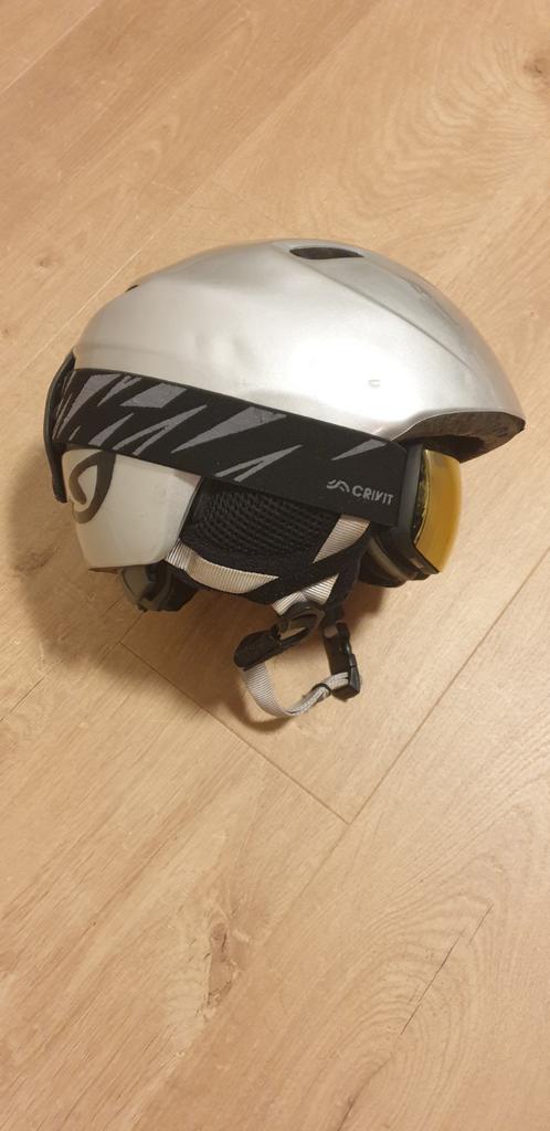 Skihelm kinderen maat M ~55cm, voor kinderen 8-10 jaar, Gebruikt, Overige typen, Skiën, Minder dan 100 cm