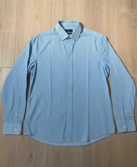John Cabot overhemd lange mouwen - maat XL, Blauw, Ophalen of Verzenden, Zo goed als nieuw, John Cabot