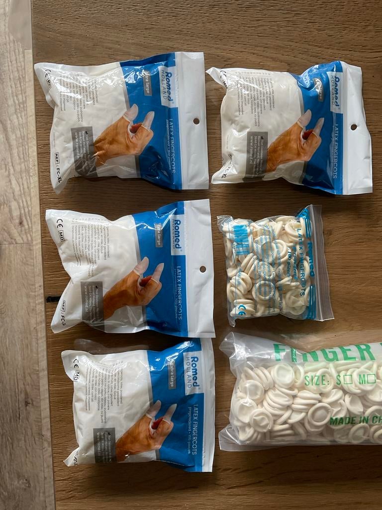 Vinger beschermhoesjes, Ophalen of Verzenden, Nieuw, Knutselwerk