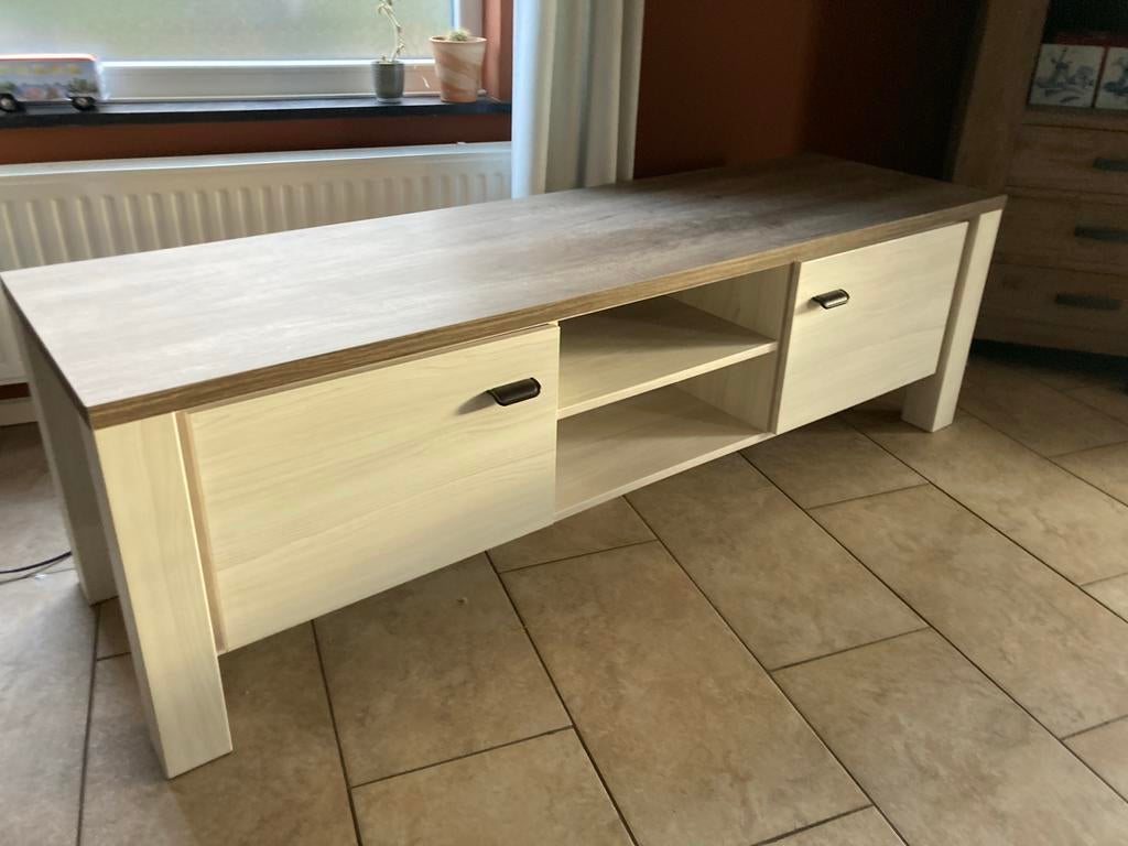 Tv meubel - 170x50x52 cm, Ophalen, Kunststof, Gebruikt, 150 tot 200 cm