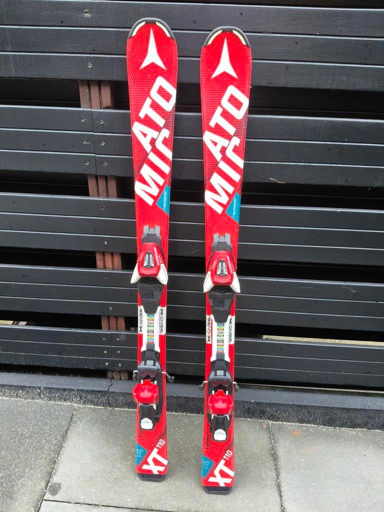 Kinder Ski's Atomic 110cm - Gewaxed & Geslepen, Sport en Fitness, Ophalen, Gebruikt, 100 tot 140 cm, Carve