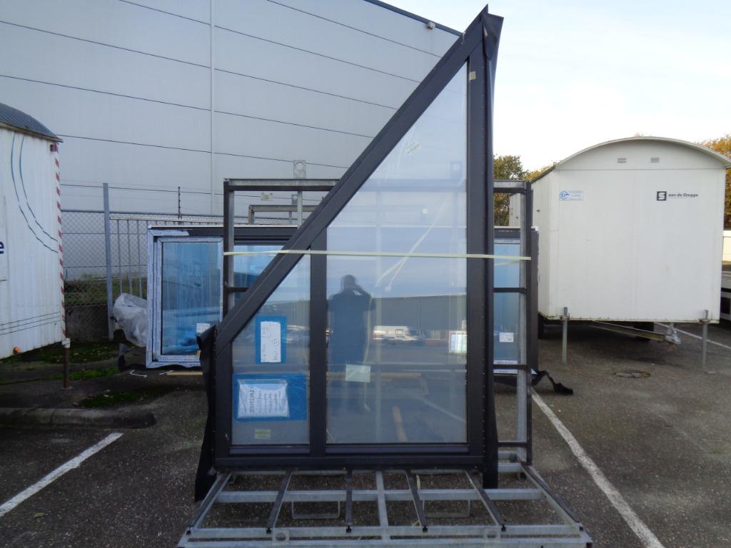 HEBO links  GEVELKOZIJN, HR++ veiligheidsglas,168x278,NIEUW!, Doe-het-zelf en Verbouw, Kozijnen en Schuifpuien, Ophalen, Raamkozijn