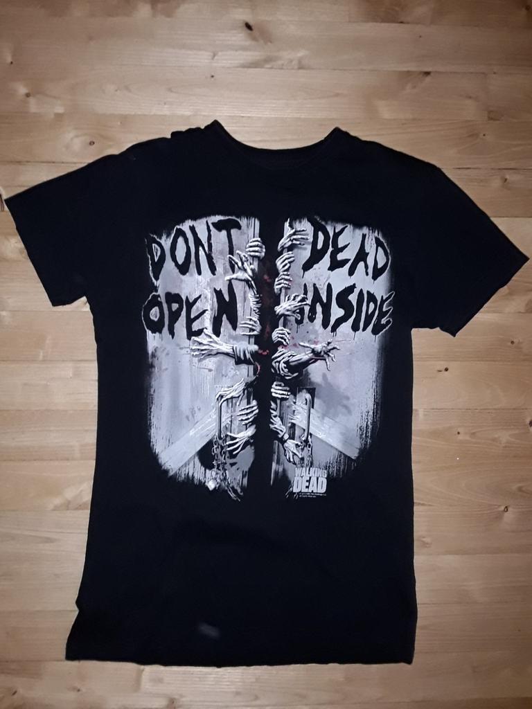 Zwarte Walking Dead t-shirt mt XS, Zwart, Walking Dead, Ophalen of Verzenden, Zo goed als nieuw