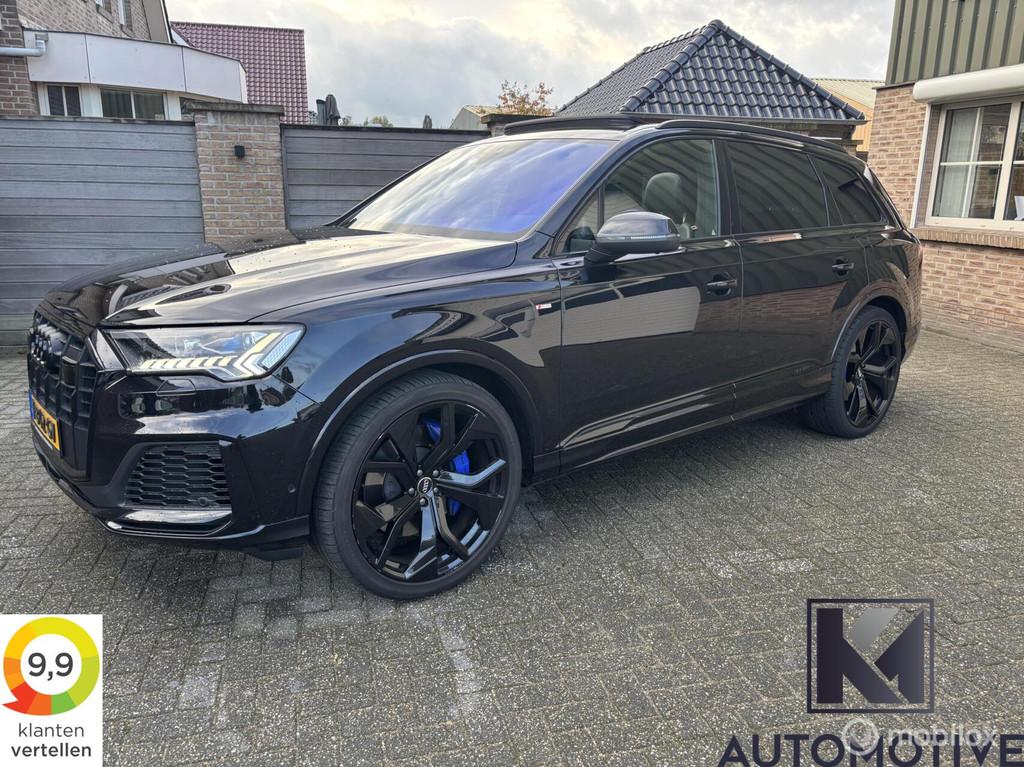 Audi Q7 55 TFSIe Quattro|S-Line|Panoramadak|Bose|23"|Trekhaa, Auto's, Audi, Euro 6, 2995 cc, Bedrijf, 2435 kg