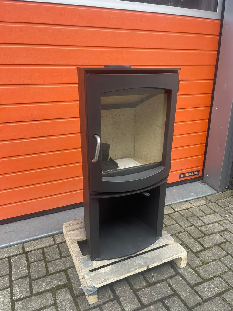 Demo model Dik Geurts 'Olaf' 8 kW vrijstaande houtkachel, Ophalen, Houtkachel, Zo goed als nieuw, Vrijstaand