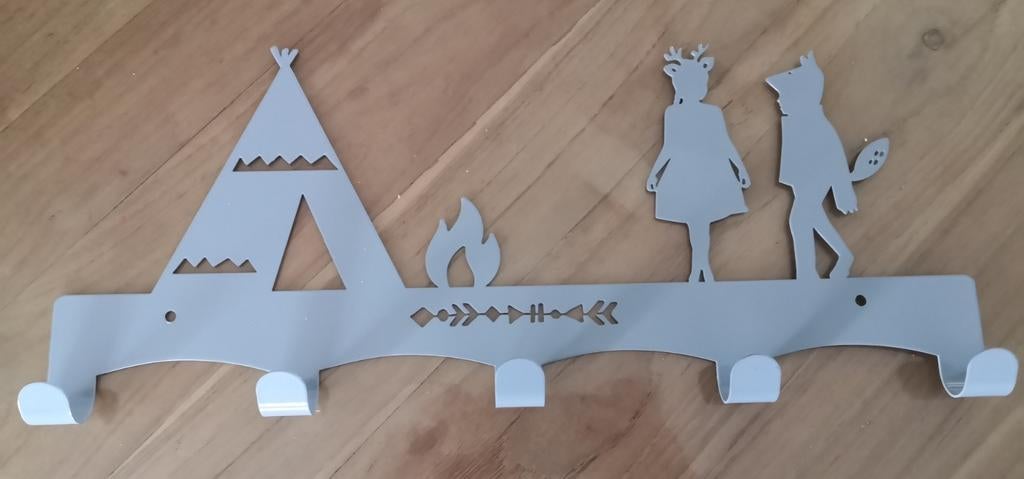 Metalen kinderkaptok grijs - merk Eina, Ophalen of Verzenden, Zo goed als nieuw