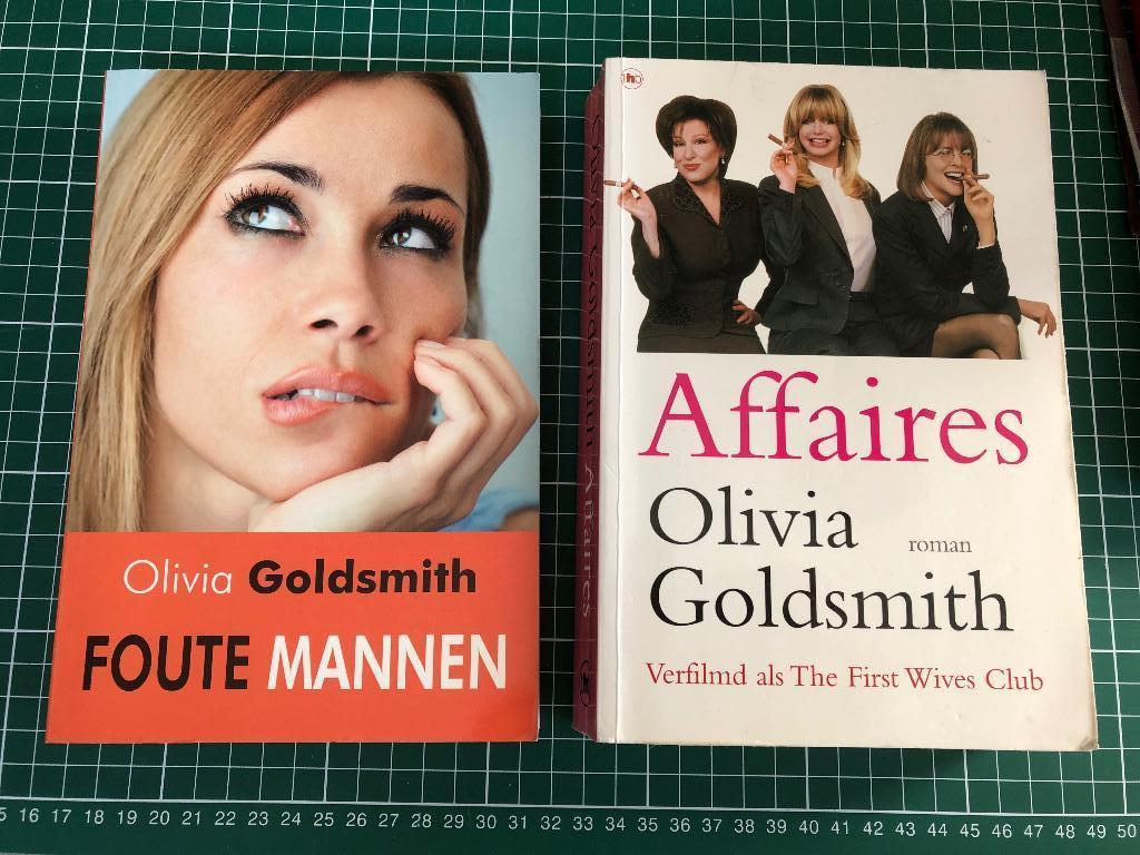 Olivia Goldsmith : Affaires + Foute mannen ( chicklit ), Boeken, Chicklit, Gelezen, Ophalen
