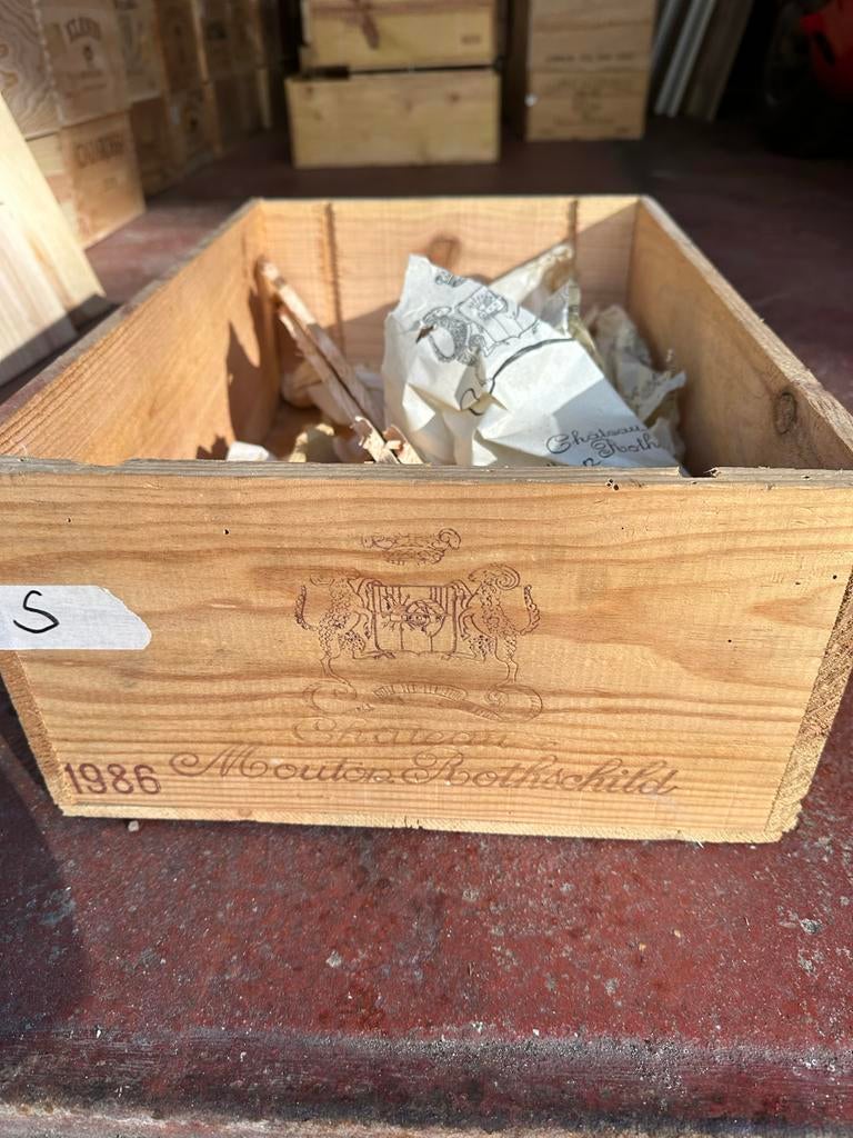 Chateau Yquem Mouton Rotshild, Verzamelen, Wijnen, Gebruikt, Overige typen, Frankrijk, Ophalen of Verzenden