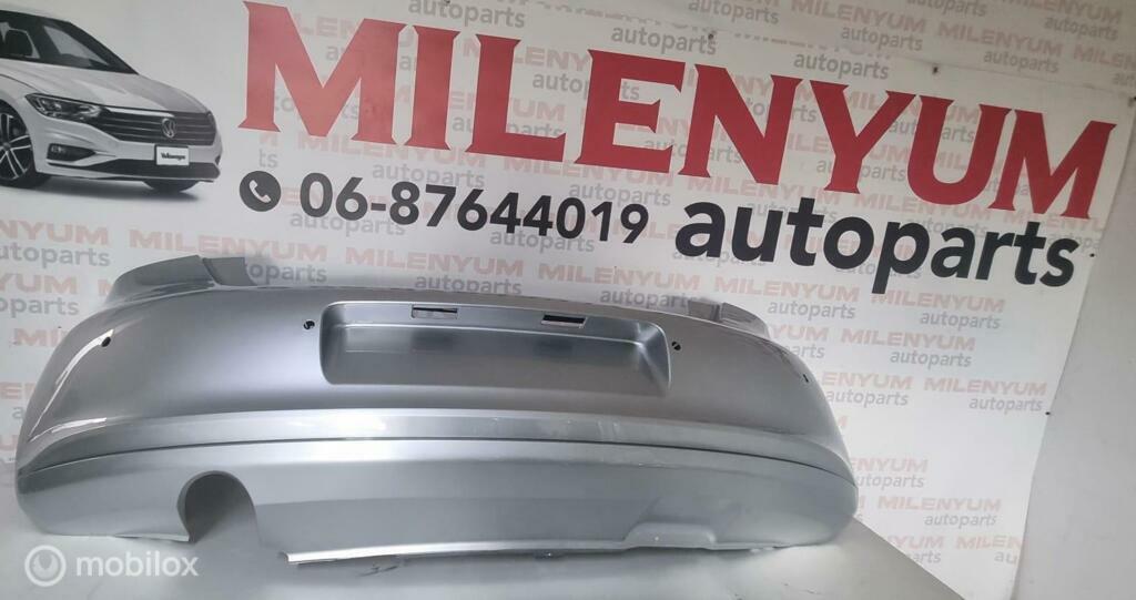VW POLO 6R ACHTERBUMPER GROOTE UITLAAT NIEUW(2009-2014) LA7W, Ophalen of Verzenden, Nieuw, Achter, Bumper