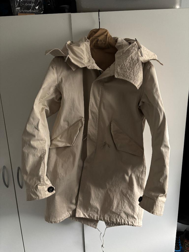 Ten C OJJ The Parka, Kleding | Heren, Maat 48/50 (M), Beige, Ten C, Ophalen of Verzenden