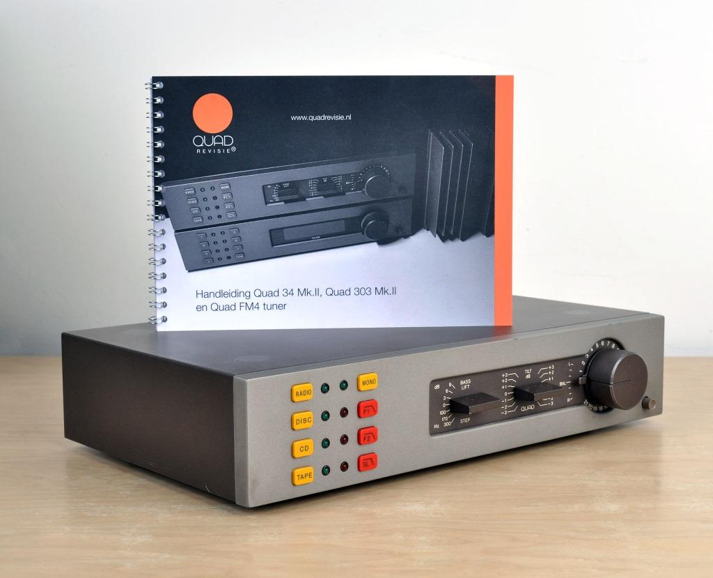 Splinternieuwe Quad 34/2 voorversterker incl handleiding, Refurbished, Ophalen, Overige merken, Minder dan 60 watt