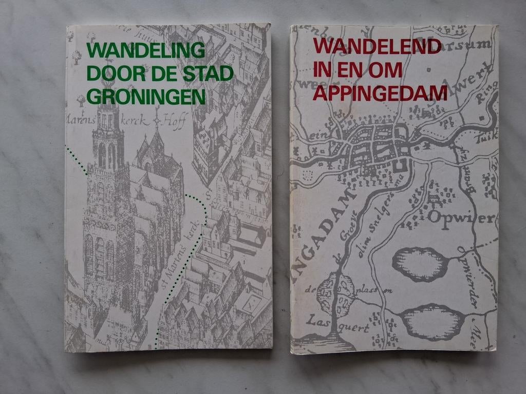 2 wandelgidsen door de stad Groningen en door Appingedam, Boeken, Reisgidsen, Overige merken, Europa, Ophalen of Verzenden, Zo goed als nieuw