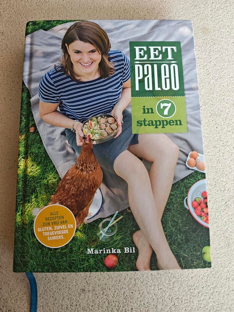 PALEO dieet kookboek " eet Paleo in 7 stappen" - Marinka Bil, Boeken, Marinka Bil, Ophalen of Verzenden, Gezond koken, Overige gebieden