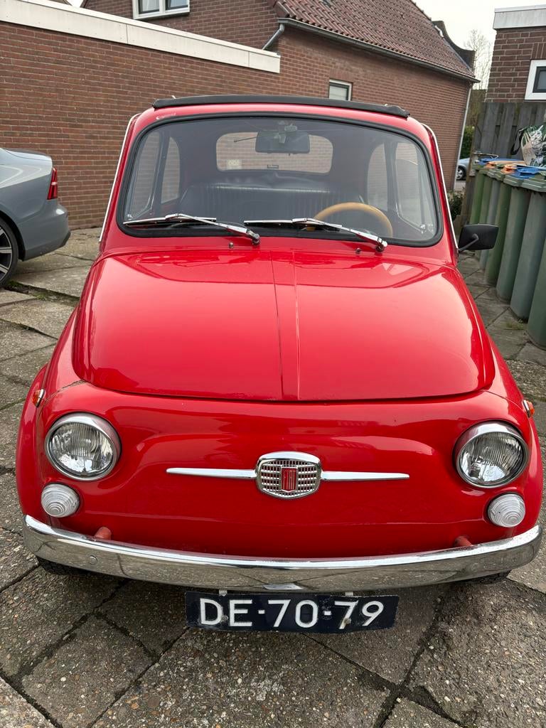 Fiat 500 0.5 L 1967 Rood, Auto's, Fiat, Particulier, Benzine, Hatchback, Handgeschakeld, Geïmporteerd, Rood, Ophalen
