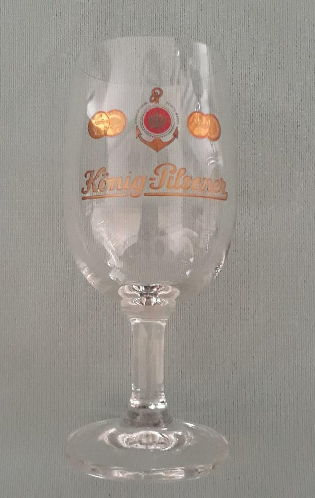 6 König pilsener bier glas / glazen, Ophalen, Nieuw, Glas of Glazen, Overige merken