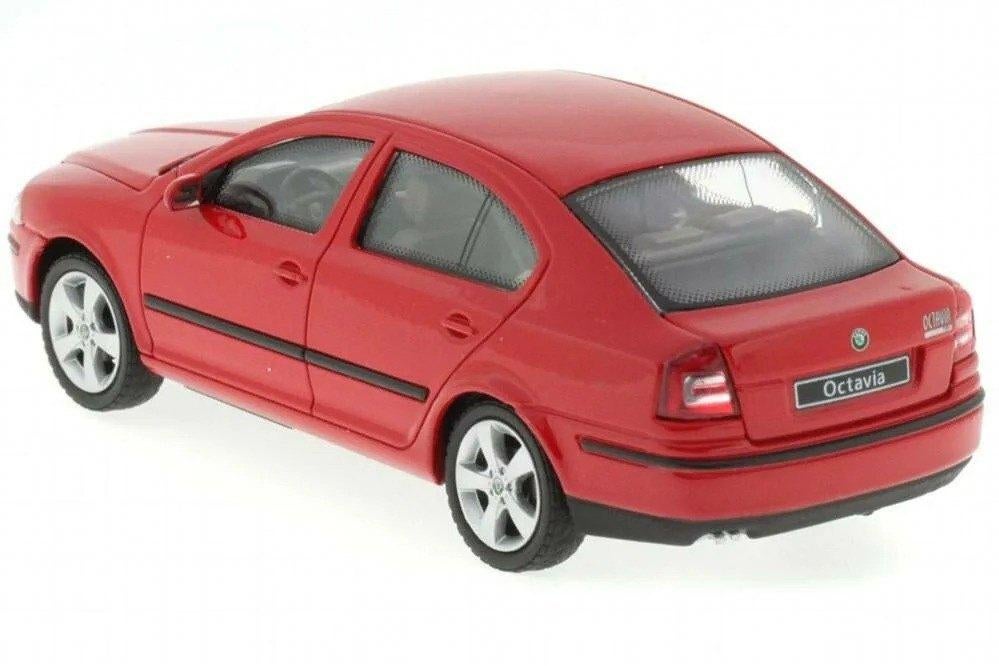 SKODA Octavia rood, Hobby en Vrije tijd, Modelauto's | 1:43, Ophalen of Verzenden, Nieuw, Auto, Overige merken