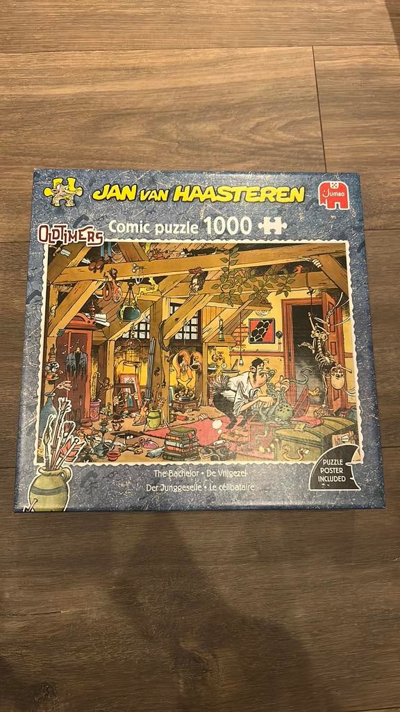 Nieuw jan van haasteren oldtimers de vrijgezel, Ophalen of Verzenden, 500 t/m 1500 stukjes, Nieuw, Legpuzzel
