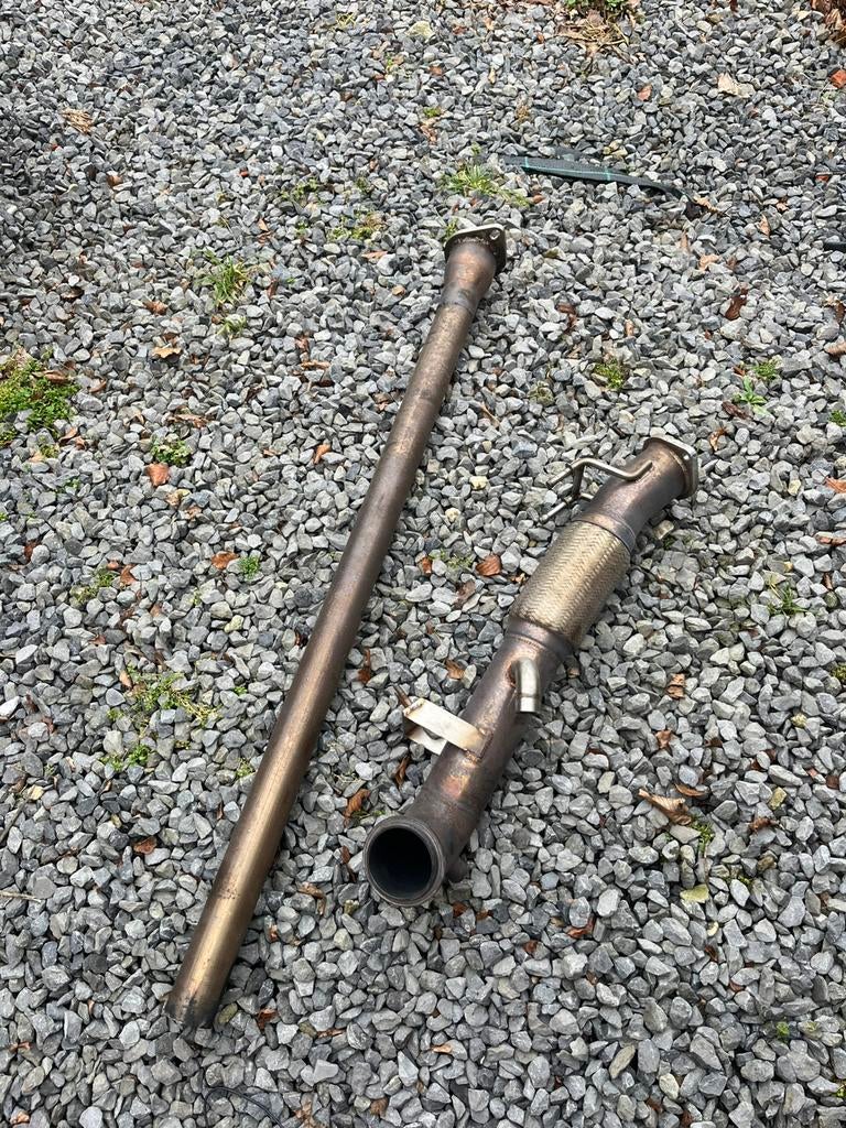 Ford focus st 3 / 3,5 downpipe + midden demper delete, Ophalen of Verzenden, Ford