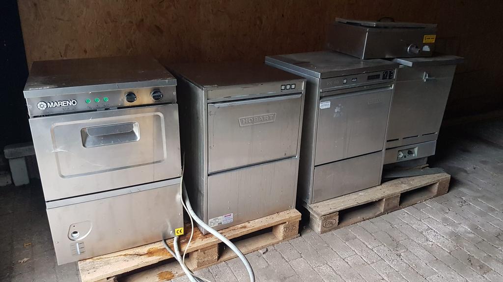 4 vaatwassers Hobart Mareno, Ophalen, Gebruikt, Minder dan 85 cm