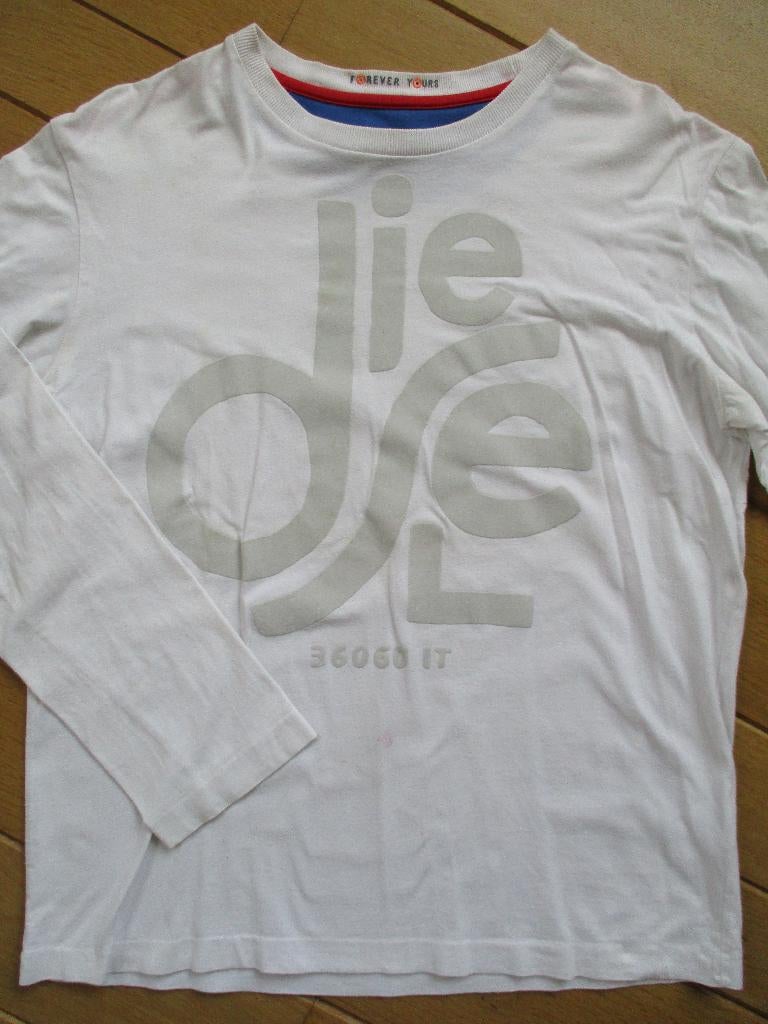 DIESEL t- shirt longsleeve wit maat M, Kleding | Heren, T-shirts, Diesel, Wit, Ophalen of Verzenden, Zo goed als nieuw