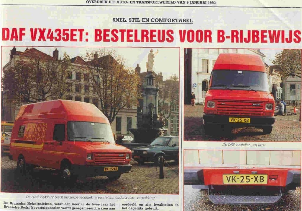 DAF VX435ET (1992), Ophalen of Verzenden, Nieuw, Overige merken