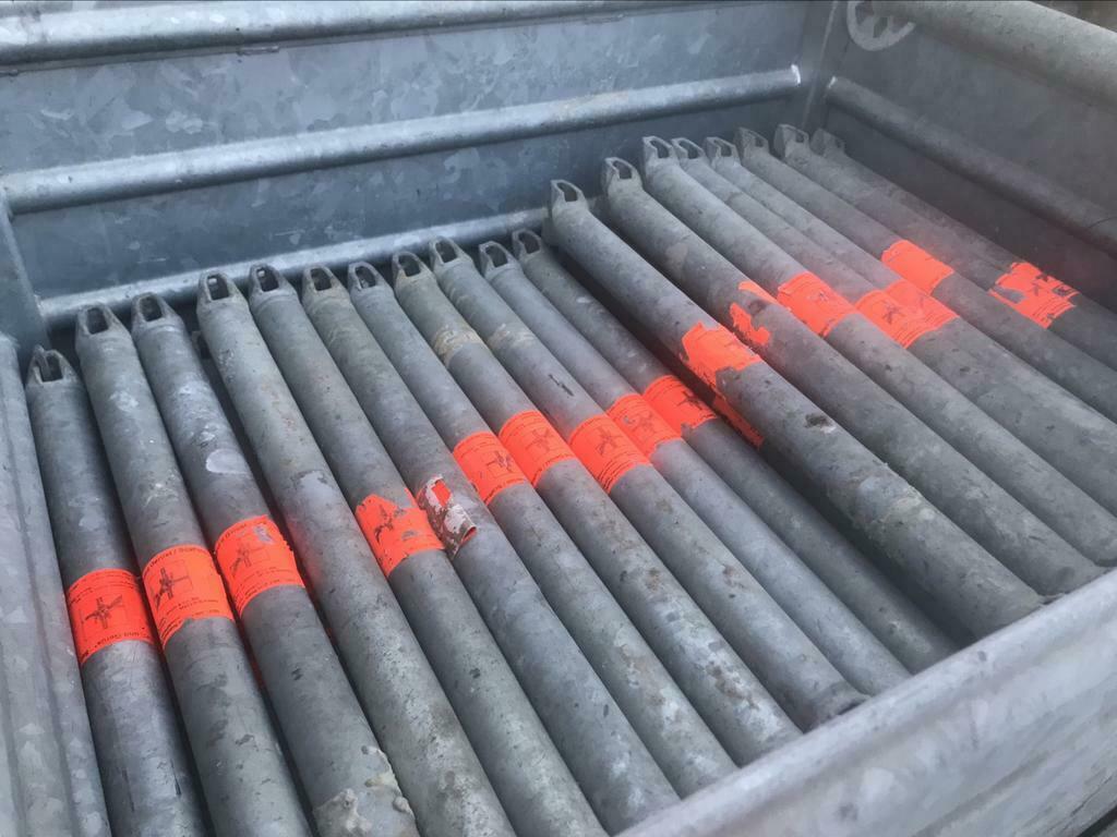 Gebruikte Layher 0.73M liggers, Ophalen, Zo goed als nieuw, Gevelsteiger, 5 meter of hoger