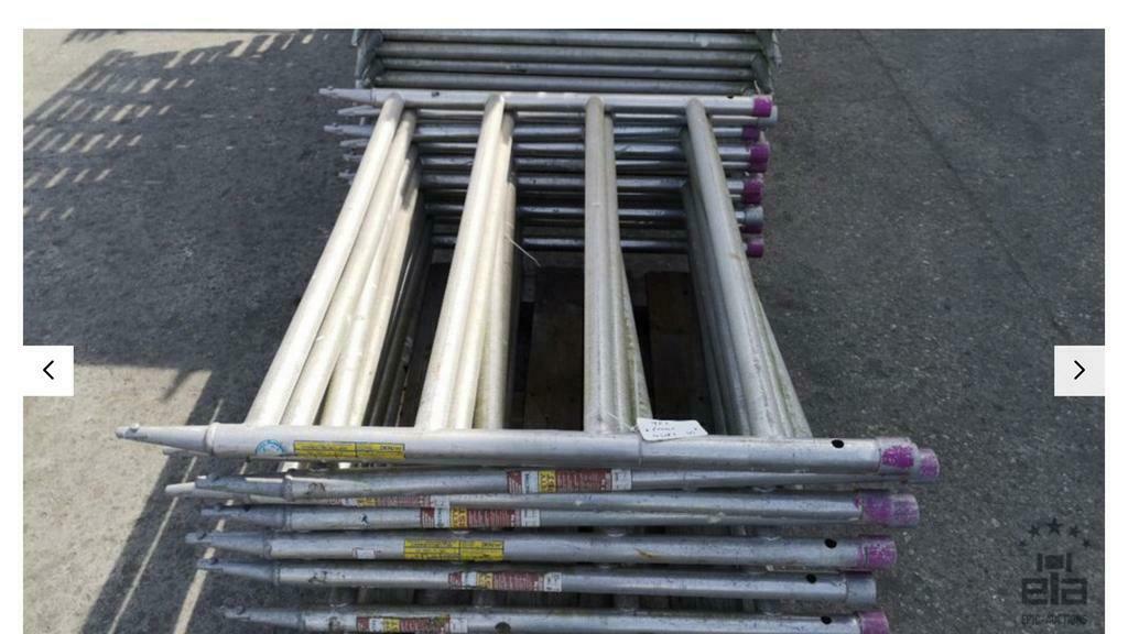 Aluminium rolsteiger frames , aluminium frame , steigerdeel, Ophalen of Verzenden, Zo goed als nieuw