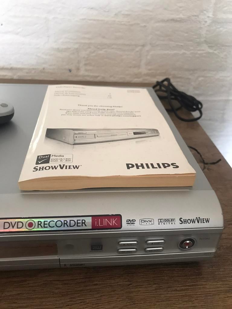 Philips dvd-r 3365 dvd speler recorder, Ophalen of Verzenden, Philips