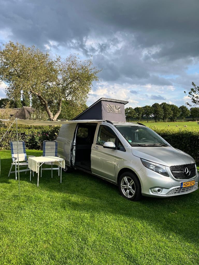 Te Koop: Zeer nette Mercedes Vito Camper (2014), Caravans en Kamperen, Campers, Particulier, tot en met 2, Buscamper of Camperbus