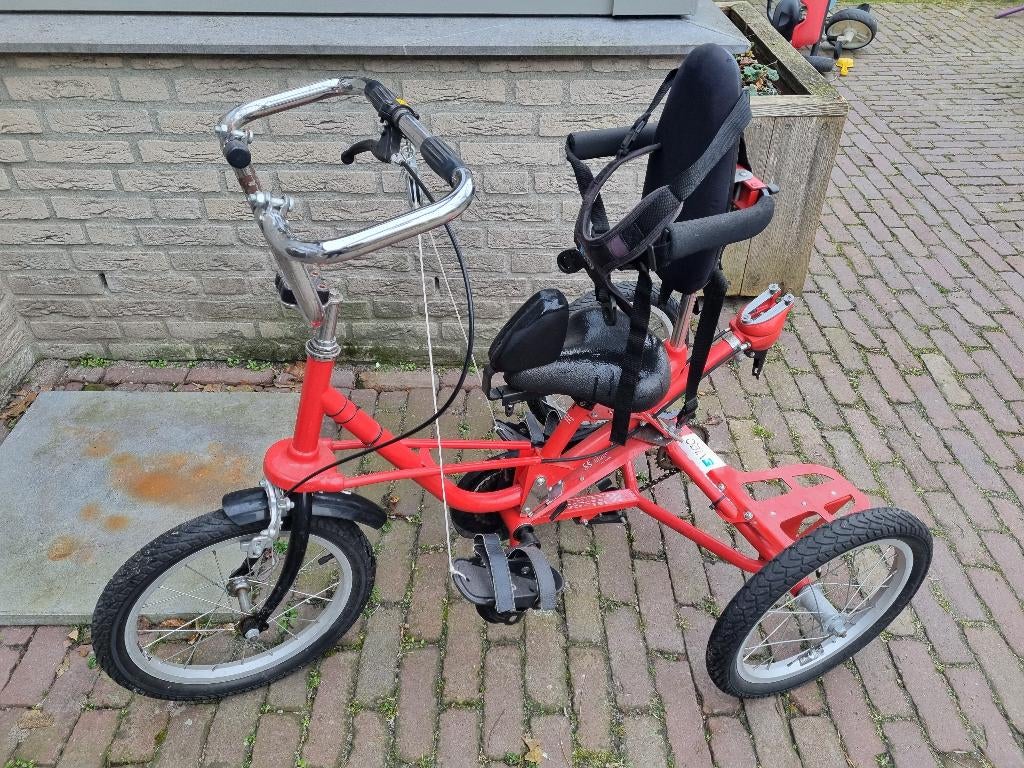 Aangepaste driewieler voor kind met beperking, Ophalen, Gebruikt, Overige merken, Verstelbare zitting