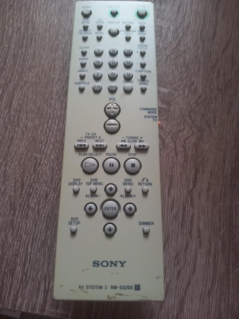 Sony afstandsbediening av system 3 rm ss 200, Ophalen of Verzenden, Desktop, USB