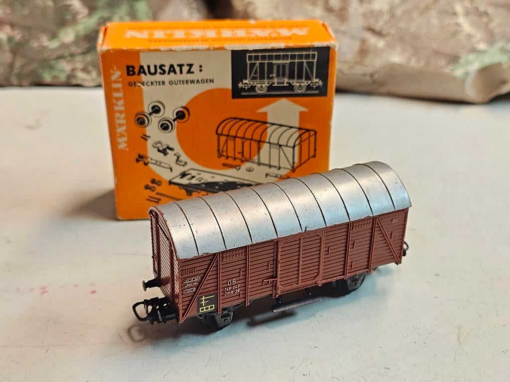 Modeltrein Ho marklin wagon bouwpakket, Ophalen of Verzenden, Wisselstroom, Wagon, Märklin