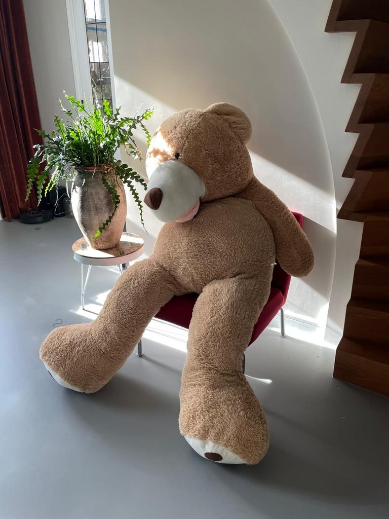 Knuffelbeer / teddybeer XXL, Ophalen of Verzenden, Zo goed als nieuw, Beer